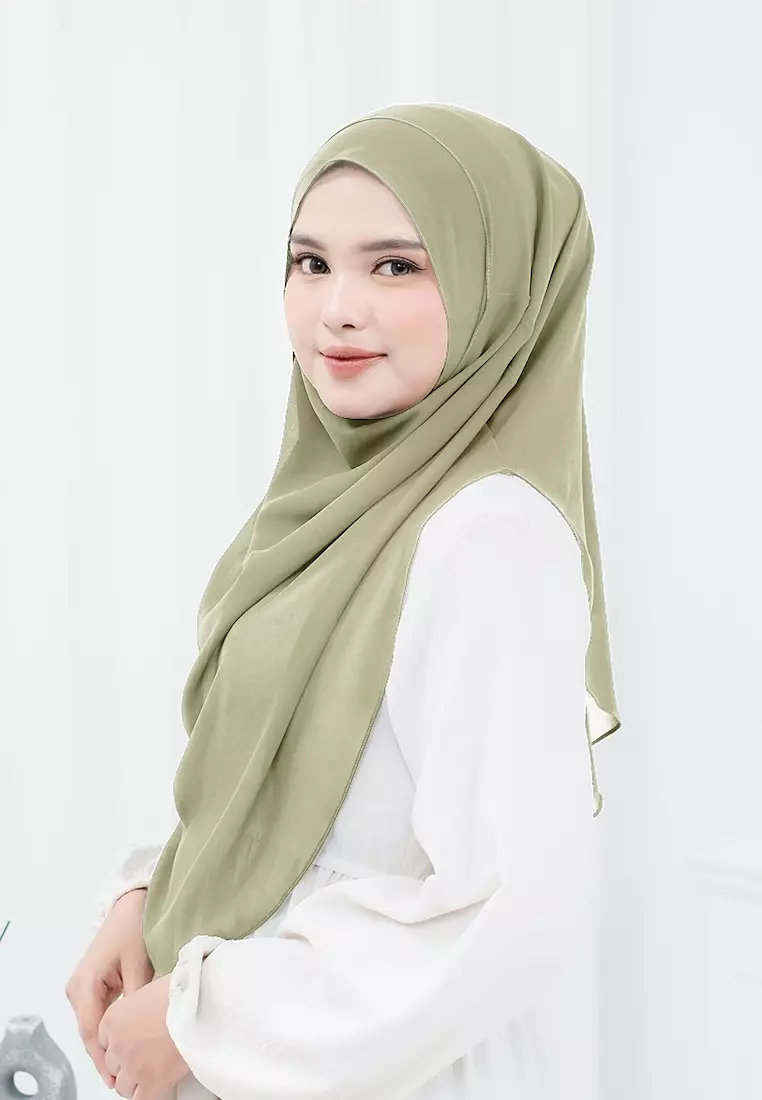 HIJAB INSTAN ZHAZA - DUSTY SAGE