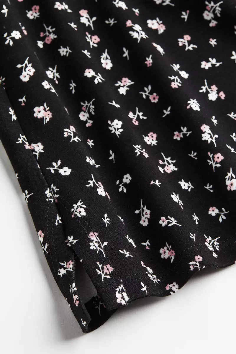 H&m patterned clearance jersey skirt