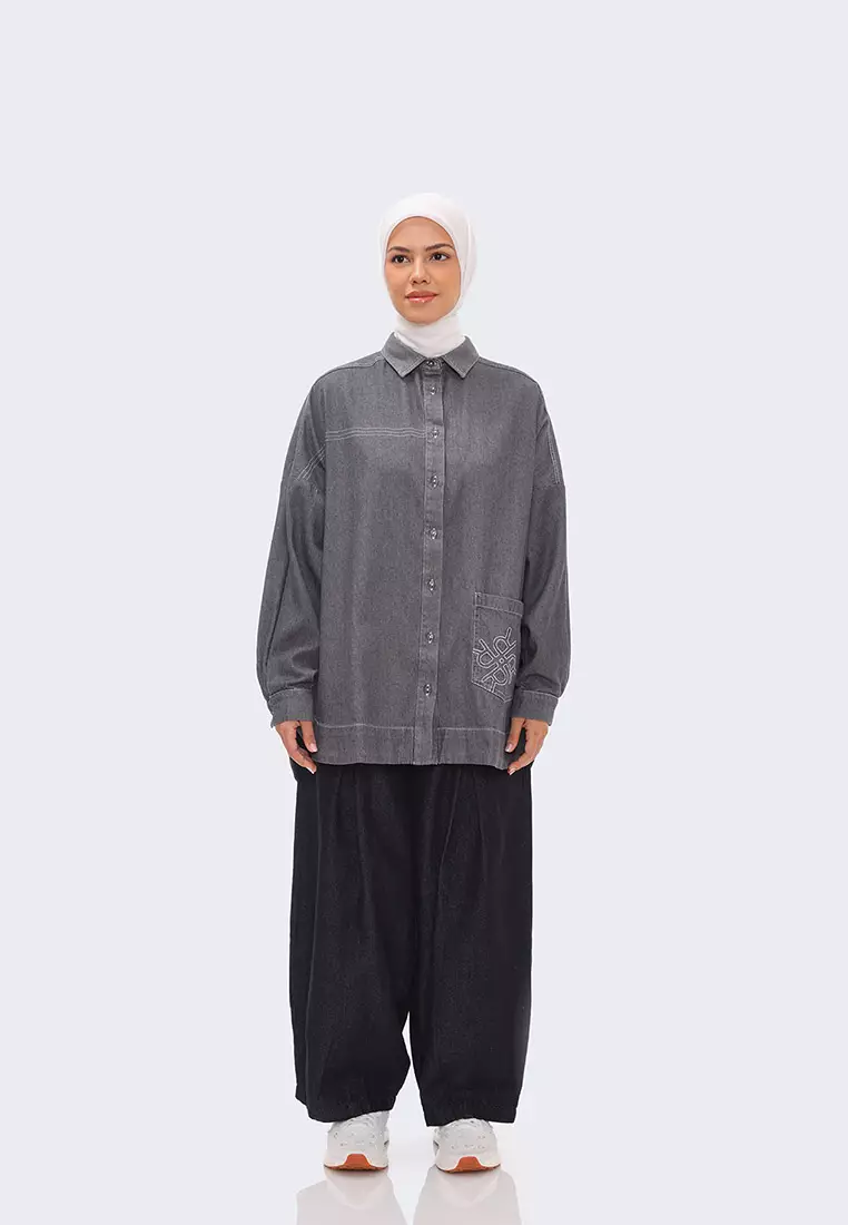 Ria Miranda Charcoal Amari Pants