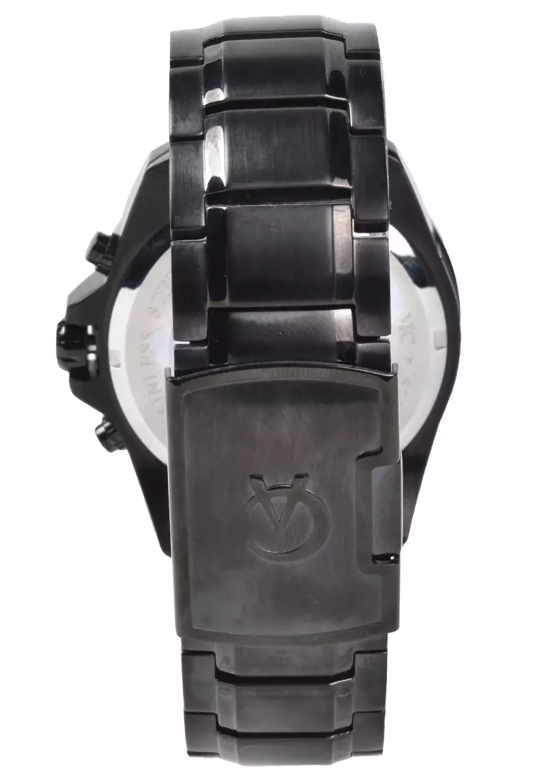 Alexandre Christie - Jam Tangan Pria - Black - Stainless Steel - 6305MCBIPBA