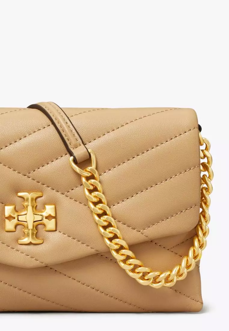 Jual TORY BURCH Tory Burch Kira Chevron Chain Wallet Desert Dune