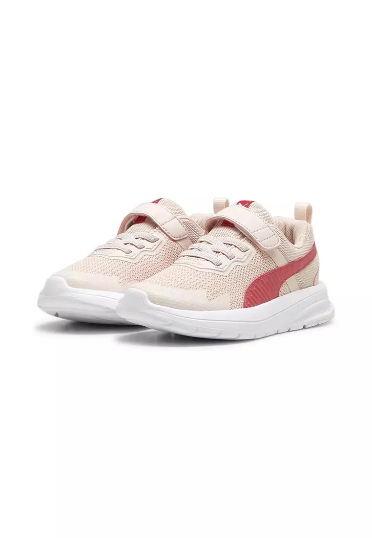 Unisex Evolve Run Mesh Alternative Closure Kids Sneakers (Pink)