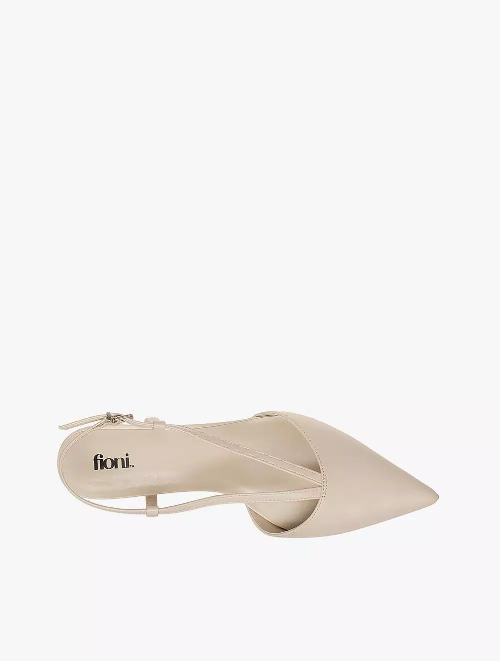 Payless Fioni Womens Kappa Slingback Kitten Heels - Ivory_04