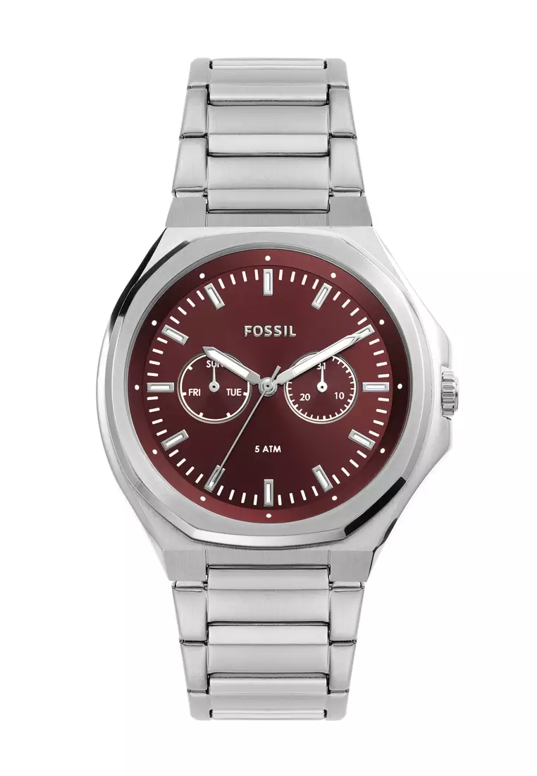 Buy Fossil Fossil Male's Evanston silver Stainless Steel Watch