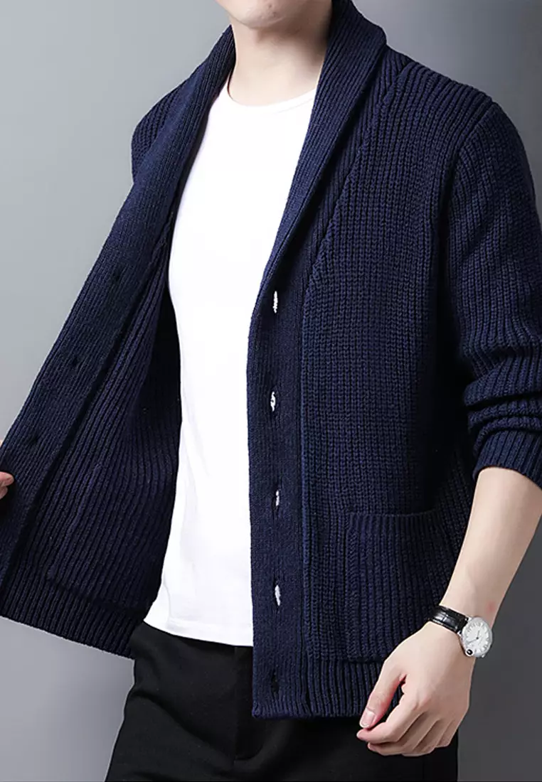 Jacquard Knitted Cardigan HT2531