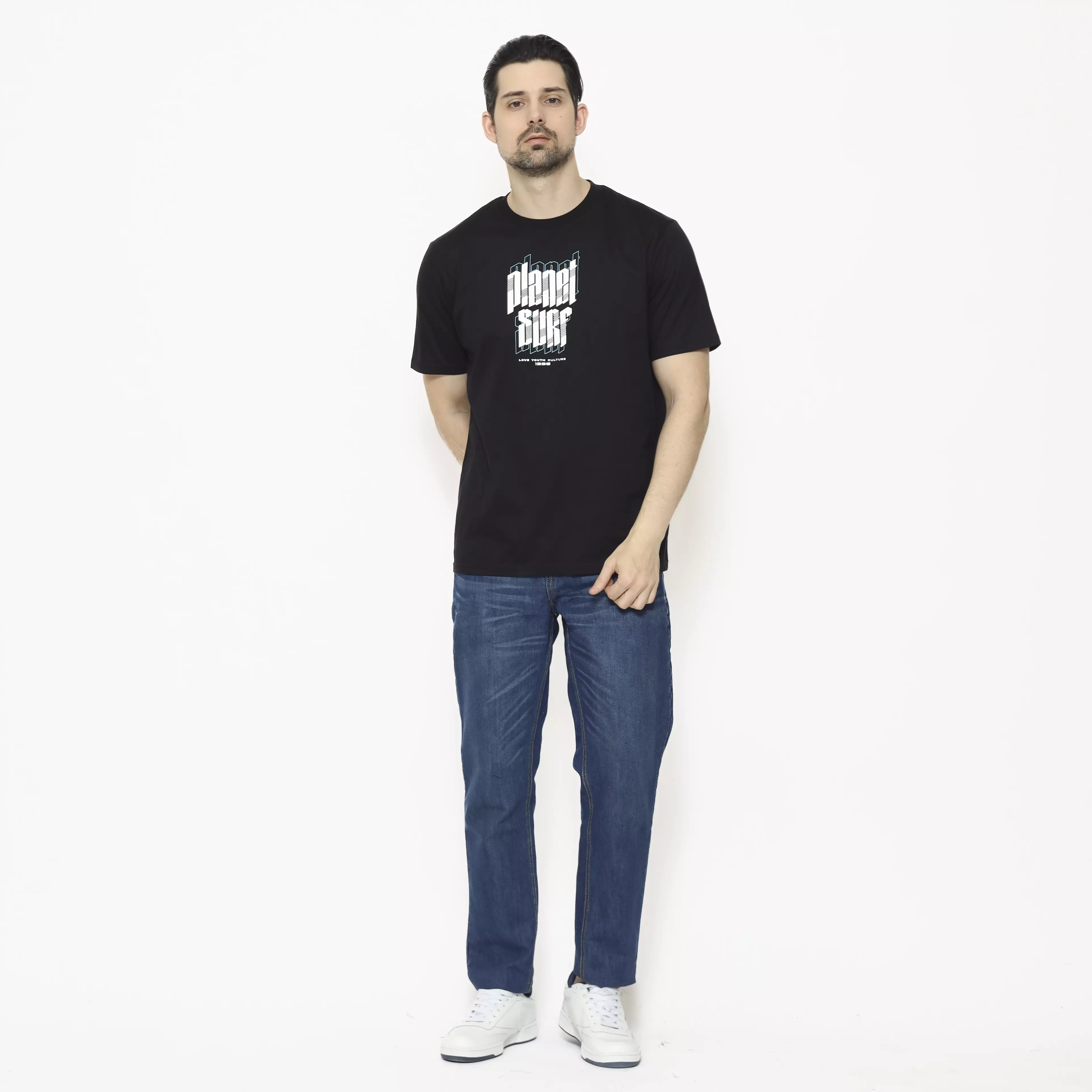 Planet Surf Clothing Kaos lengan pendek Pria Millie  Planet Surf