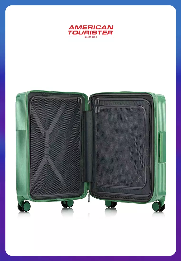 American Tourister Koper Hardcase Curvus Medium 24 Inch TSA - Mint Green
