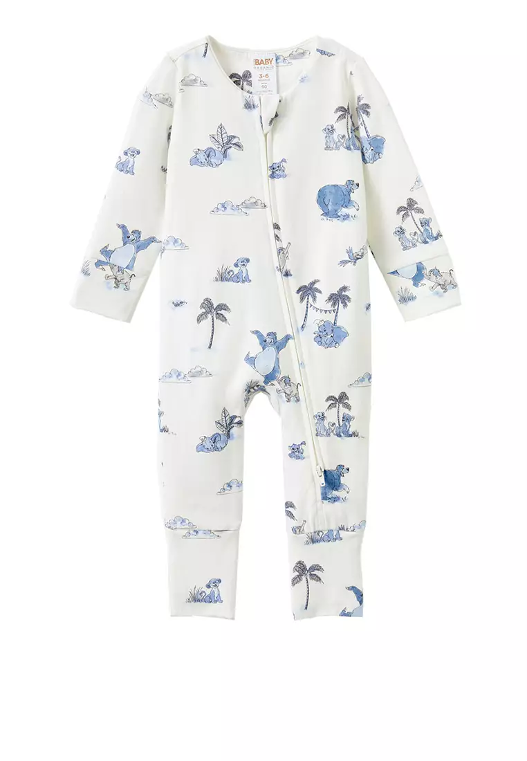 Licensed The Long Sleeve Zip Romper