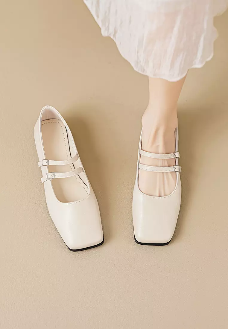 Double Strap Mary Jane Shoes WW8393-1