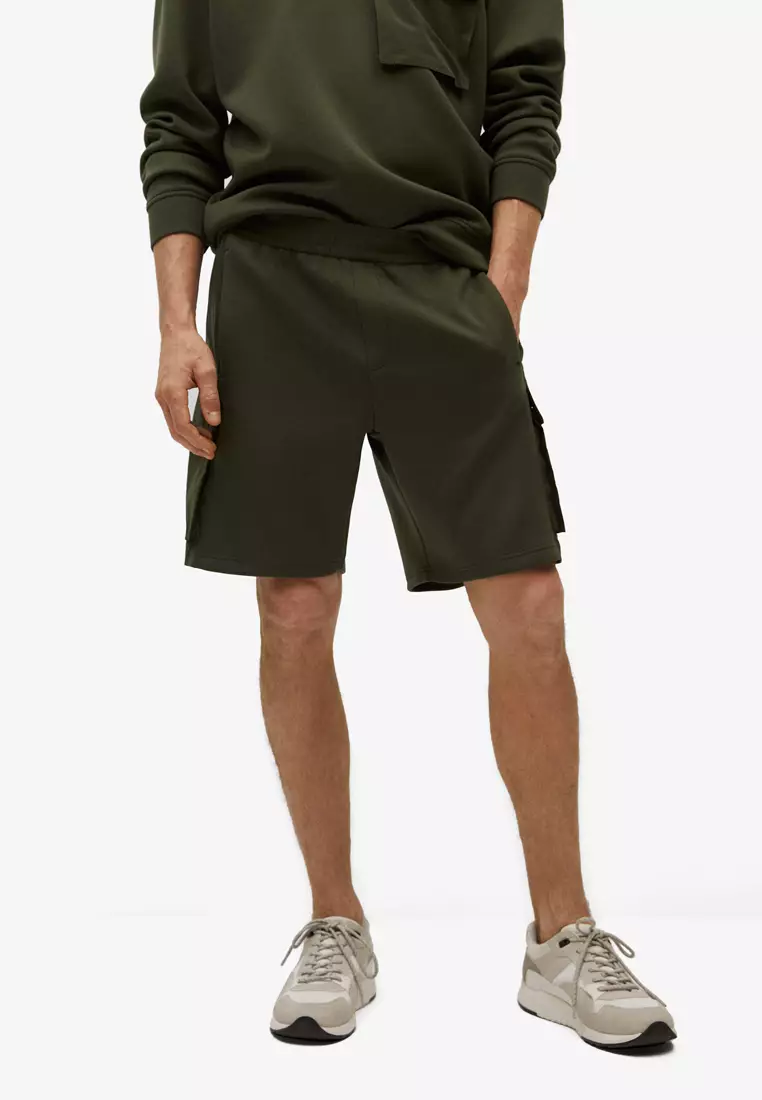 Cargo jogger shorts clearance mens