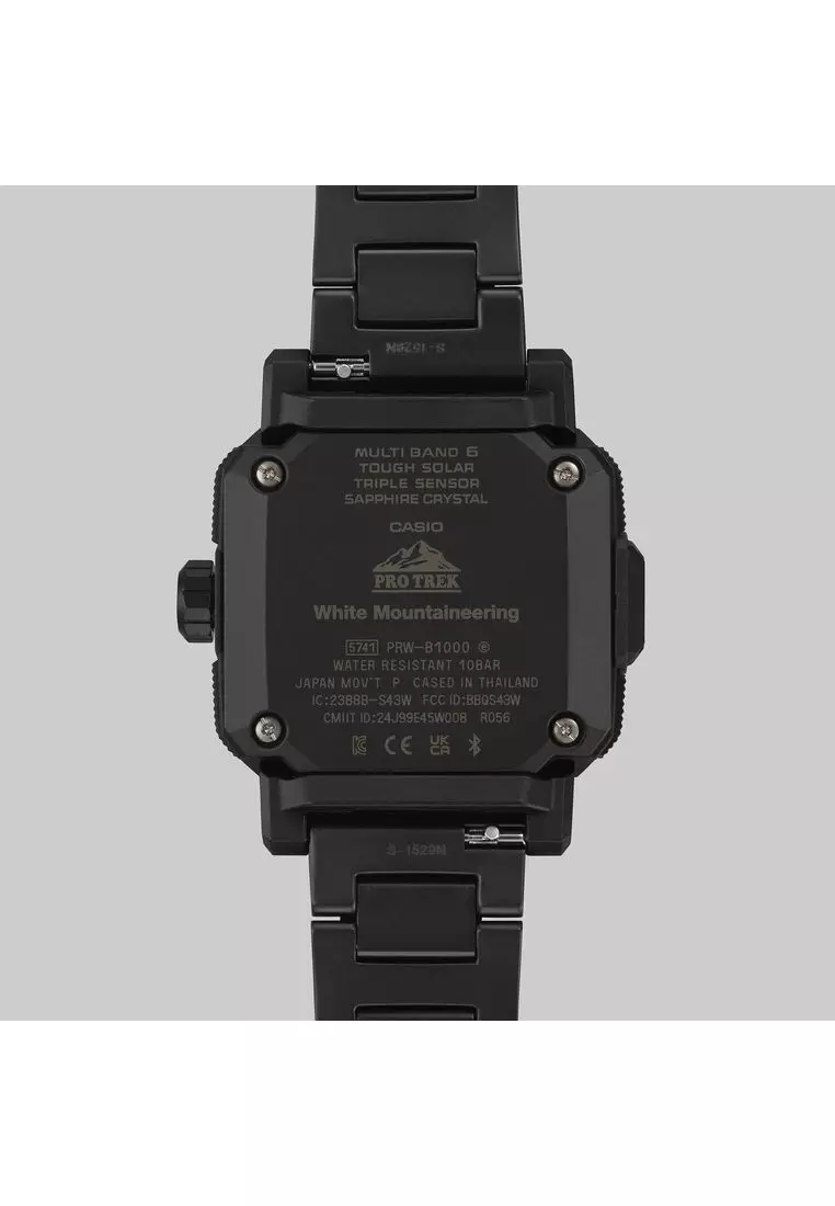 CASIO PRO TREK x WHITE MOUNTAINEERING 限量版 PRW-B1000WM-1