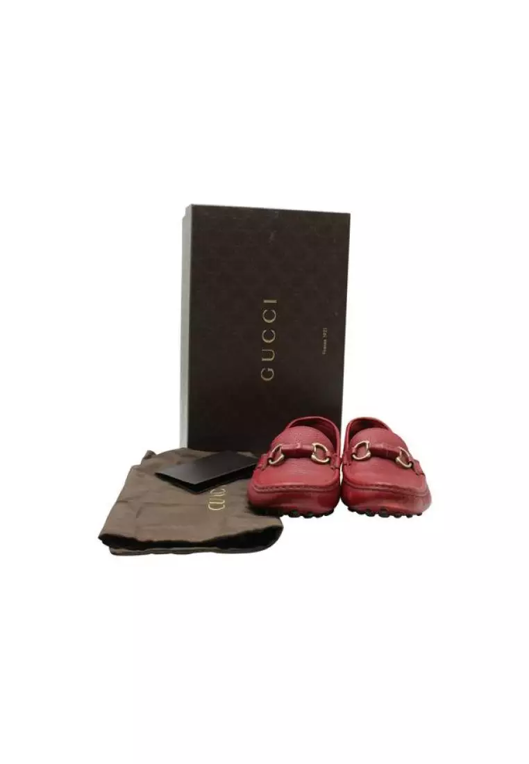 Red gucci clearance loafers