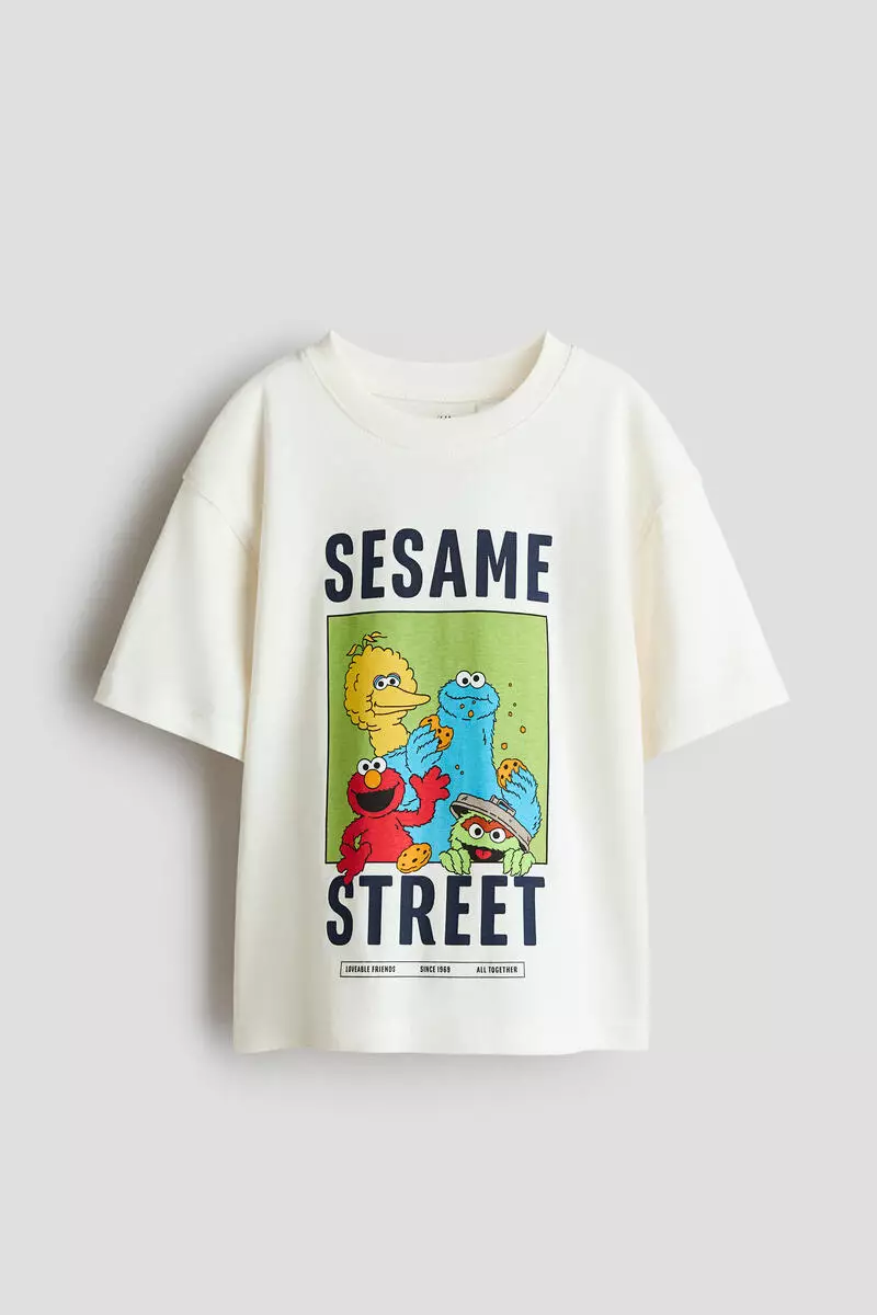 Oversized printed T-shirt