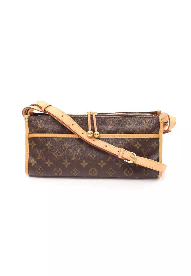 Louis+Vuitton+Lockit+Shoulder+Bag+Gold+PVC for sale online