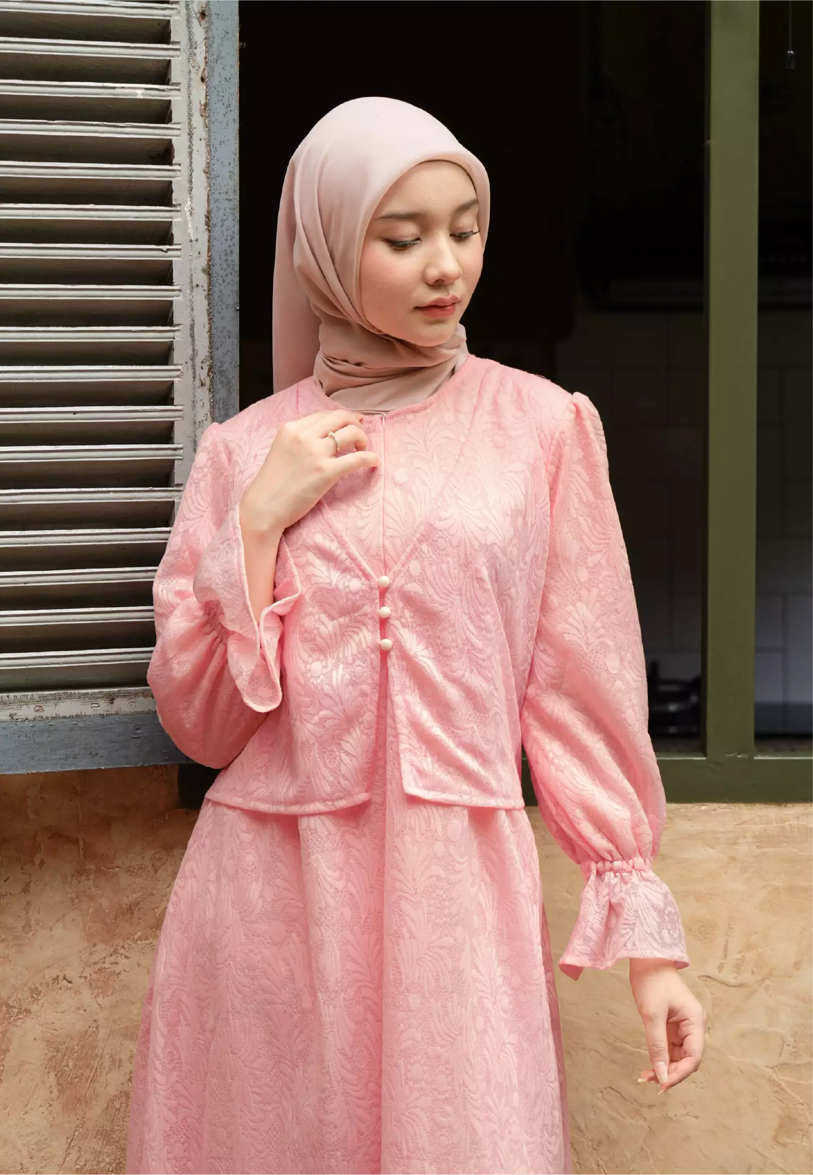 Dahlia Dress - Peony