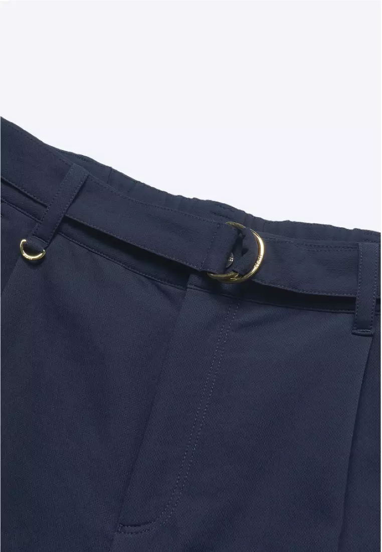 WOMEN'S K-SWISS LOGO BELTED CHIC SHORTS