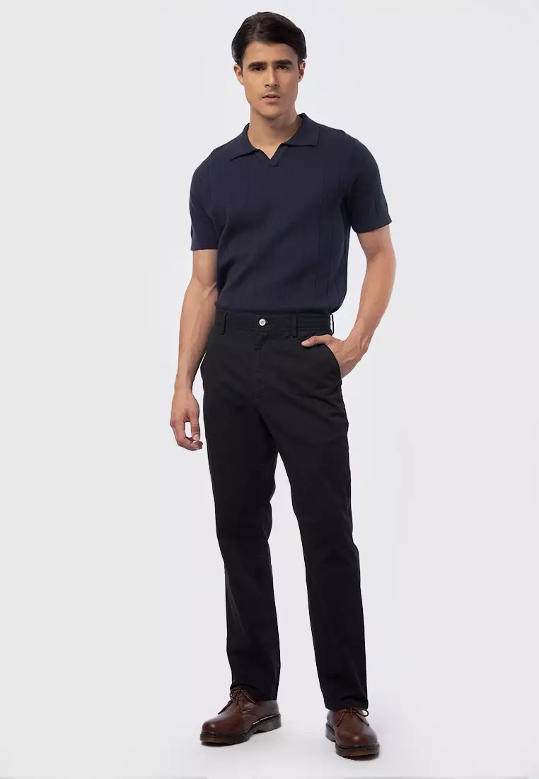 Regular Fit Tapered Chinos Pants