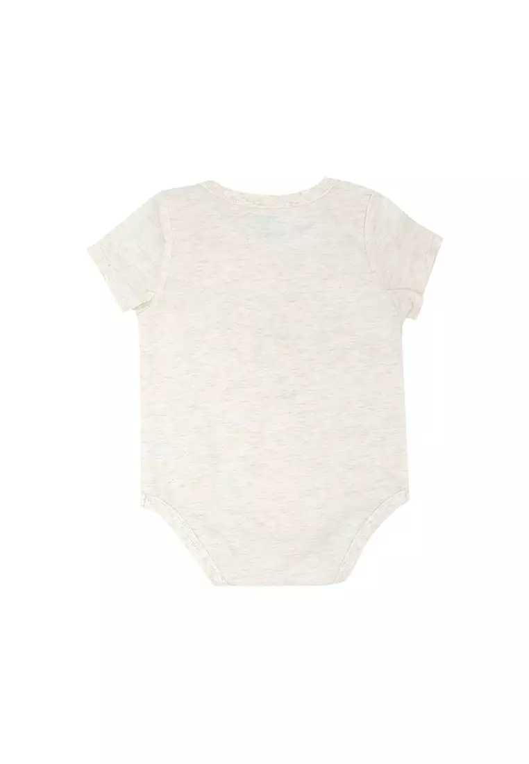 Baby Girl Licensed Newborn Essentials Short Sleeve Onesie Pack of 3 "Blooming"