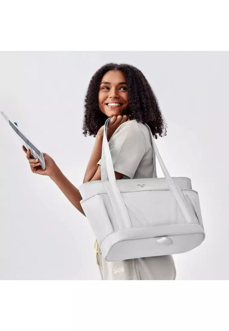 MAH Young Tour Tote Bag - Light Grey