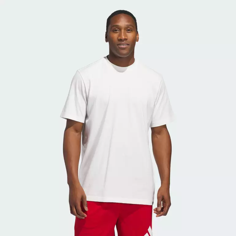 Basketball Made To Ball Graphic Tee Men White JI7114