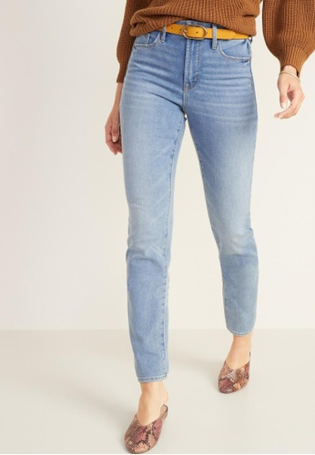 Shop Old Navy High Waisted Power Slim Straight Jeans For Women Online On Zalora Philippines
