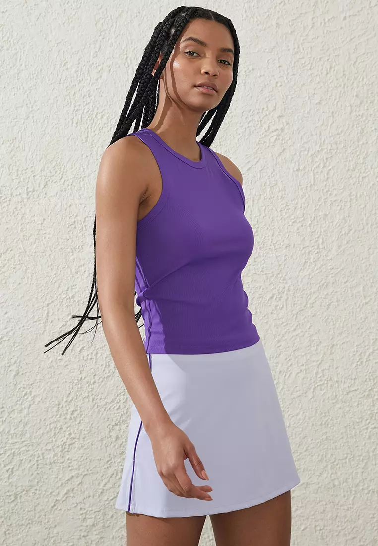 Buy Cotton On Body Smoothing Movement Skort in Lavender Cream