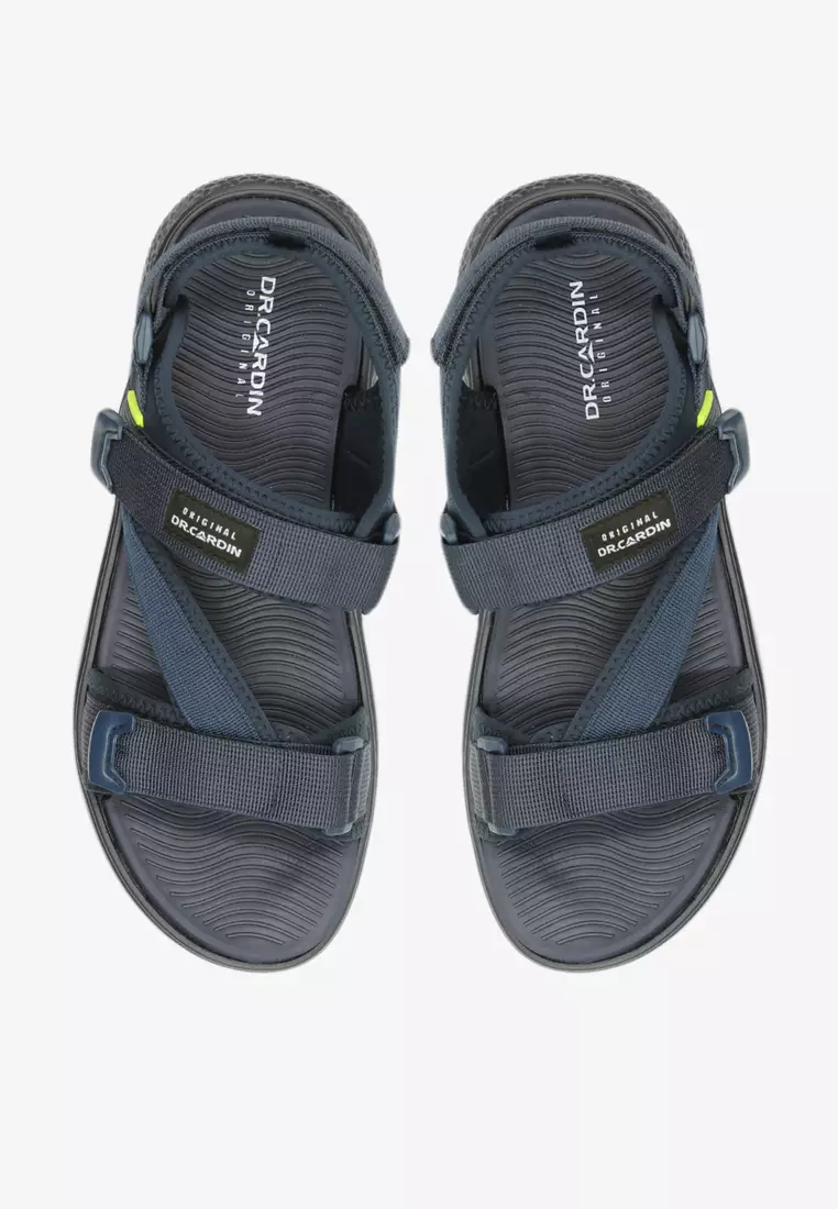 Dr Cardin Men Adjustable Triple Strappy Sandals D-EOQ-7983
