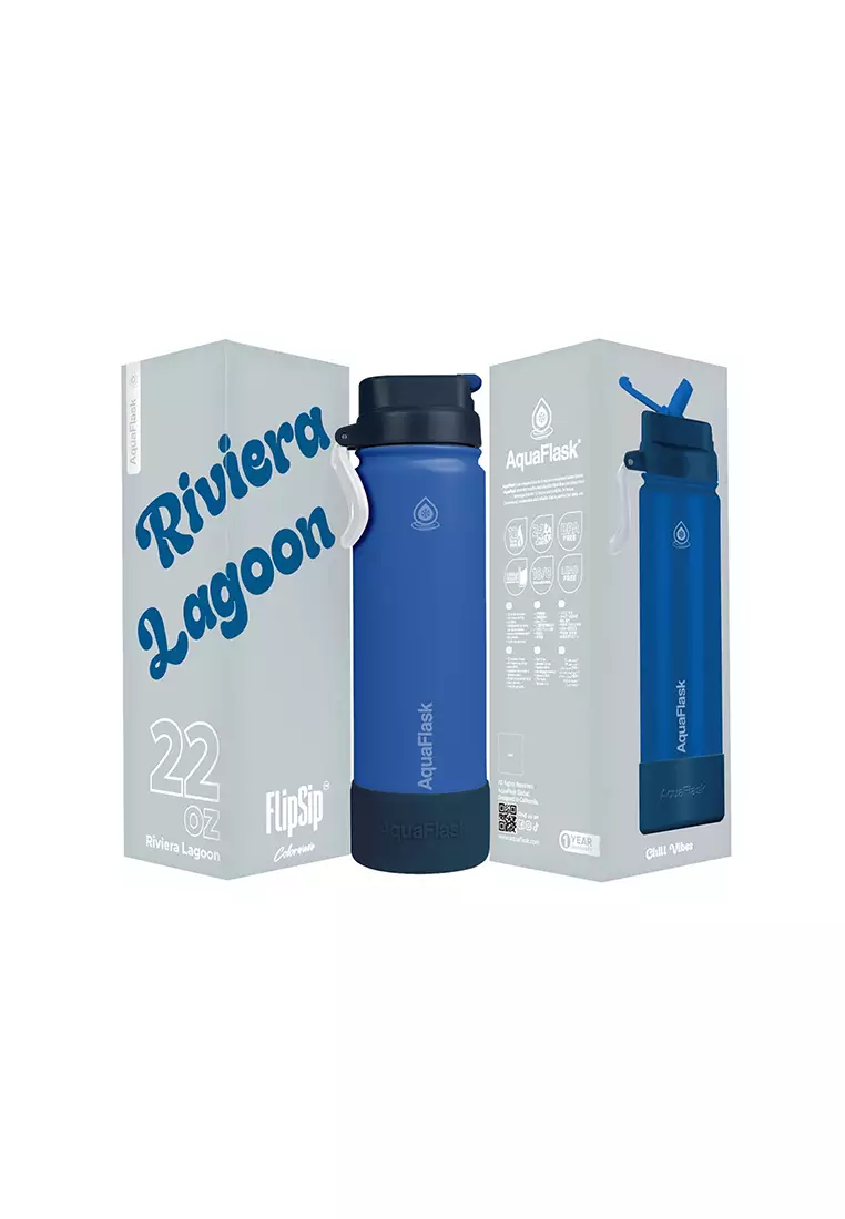 22oz Riviera Lagoon Colorwave Flip Sip Lid Collection