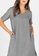 BADOMODA grey Nox V-Neck Dress With Pockets 684B4AA09361E8GS_5