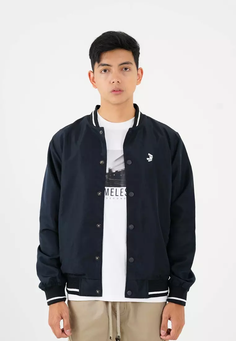 3Second Men's Bomber Jacket Regular Fit Taslan Vega C061124