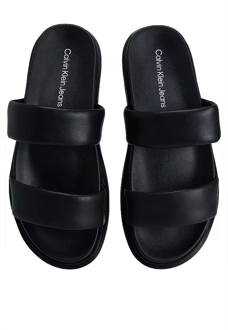 Flat Calvin Klein Sandals Calvin Klein Sandals Womens Soley Dark