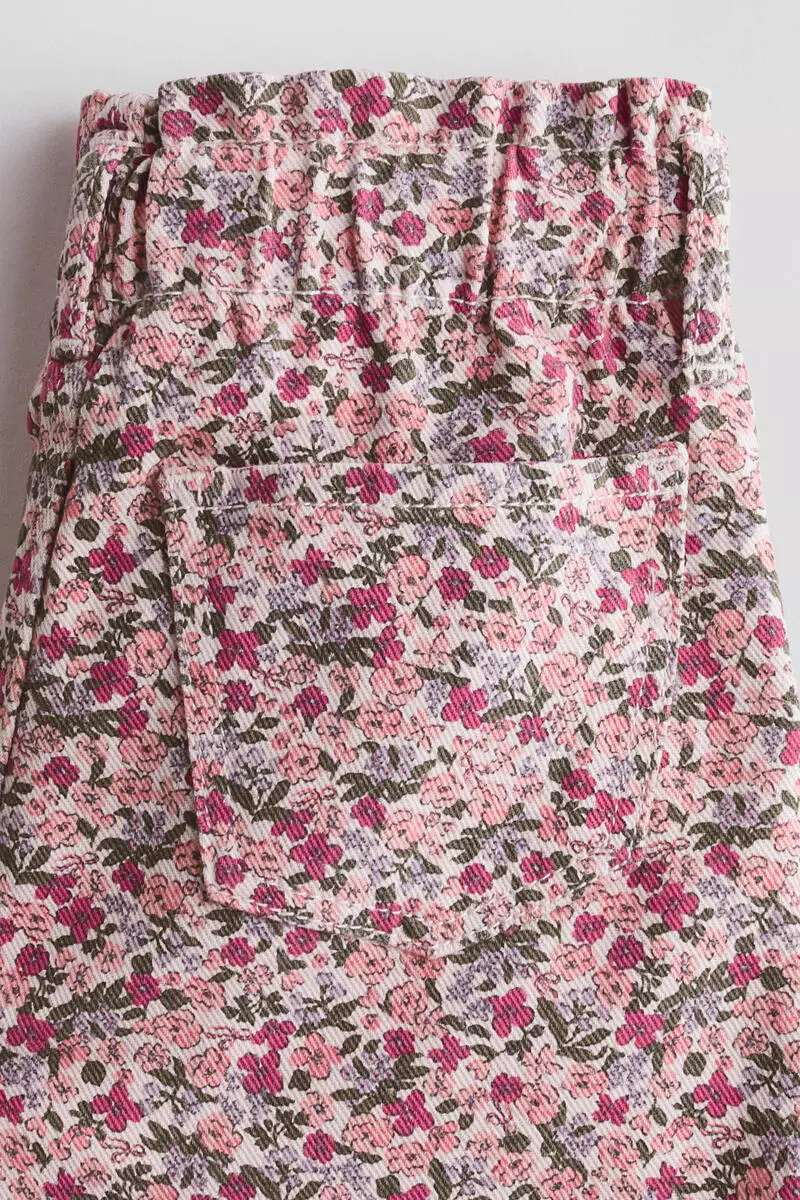 Wide Leg paper bag jeans