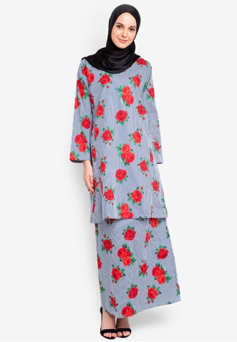 Buy Azka Collection English Cotton Kurung Online Zalora Malaysia