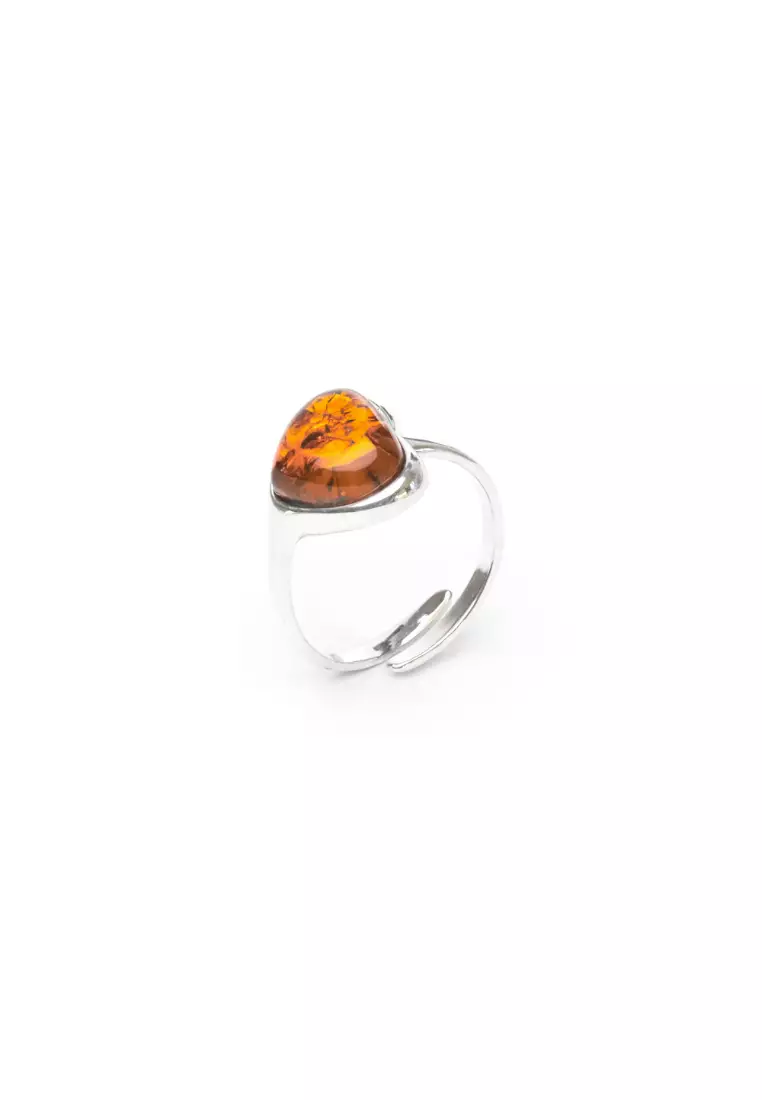 Gold amber store ring