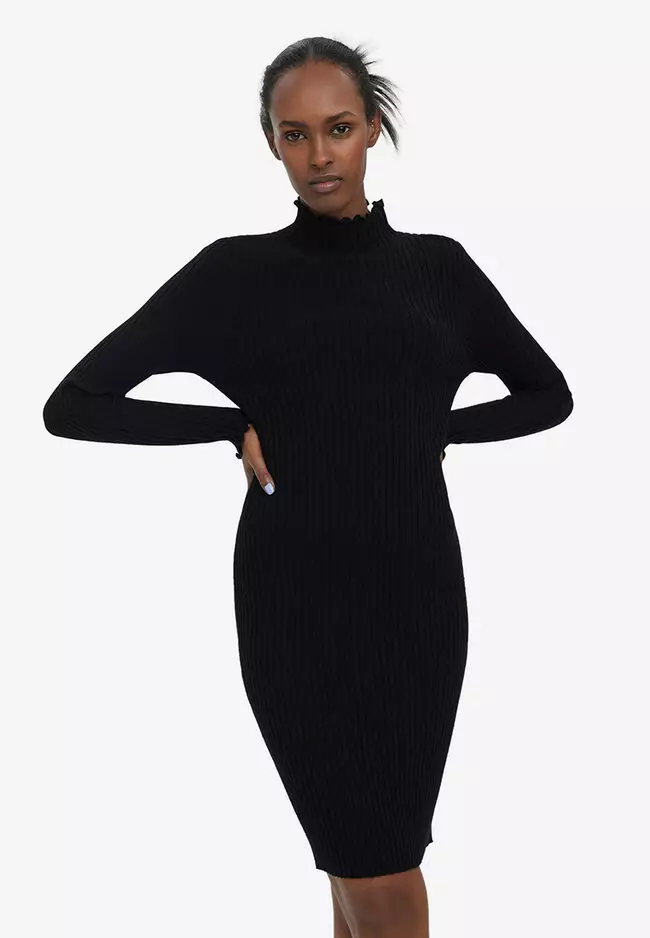 Buy Vero Moda Evie Long Sleeves Highneck Dress 2023 Online | ZALORA  Singapore