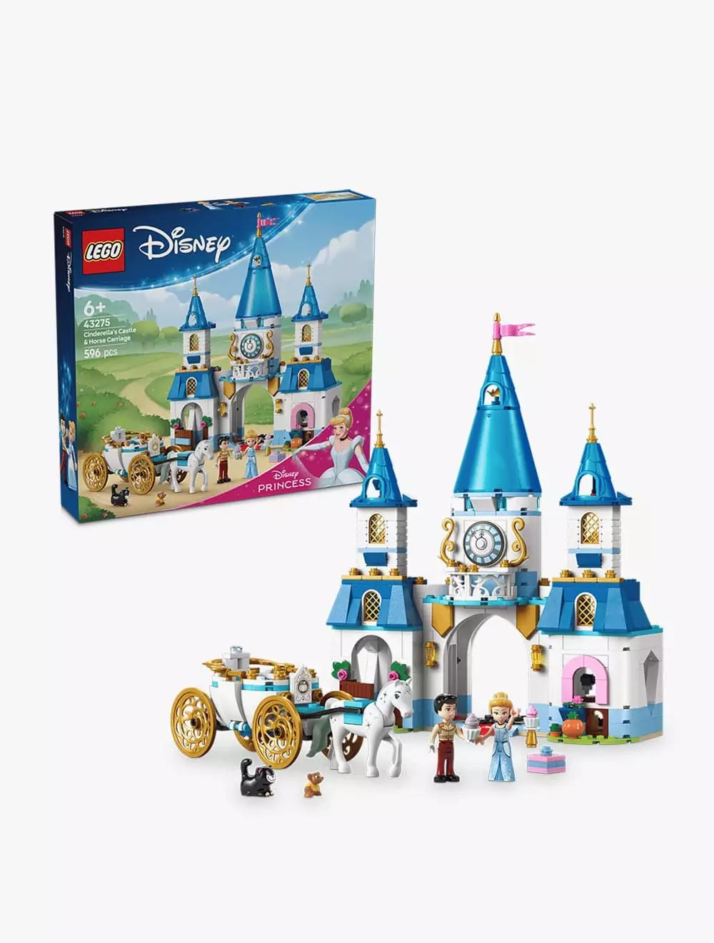 LEGO® Disney Princess Cinderella's Castle & Horse Carriage - 43275