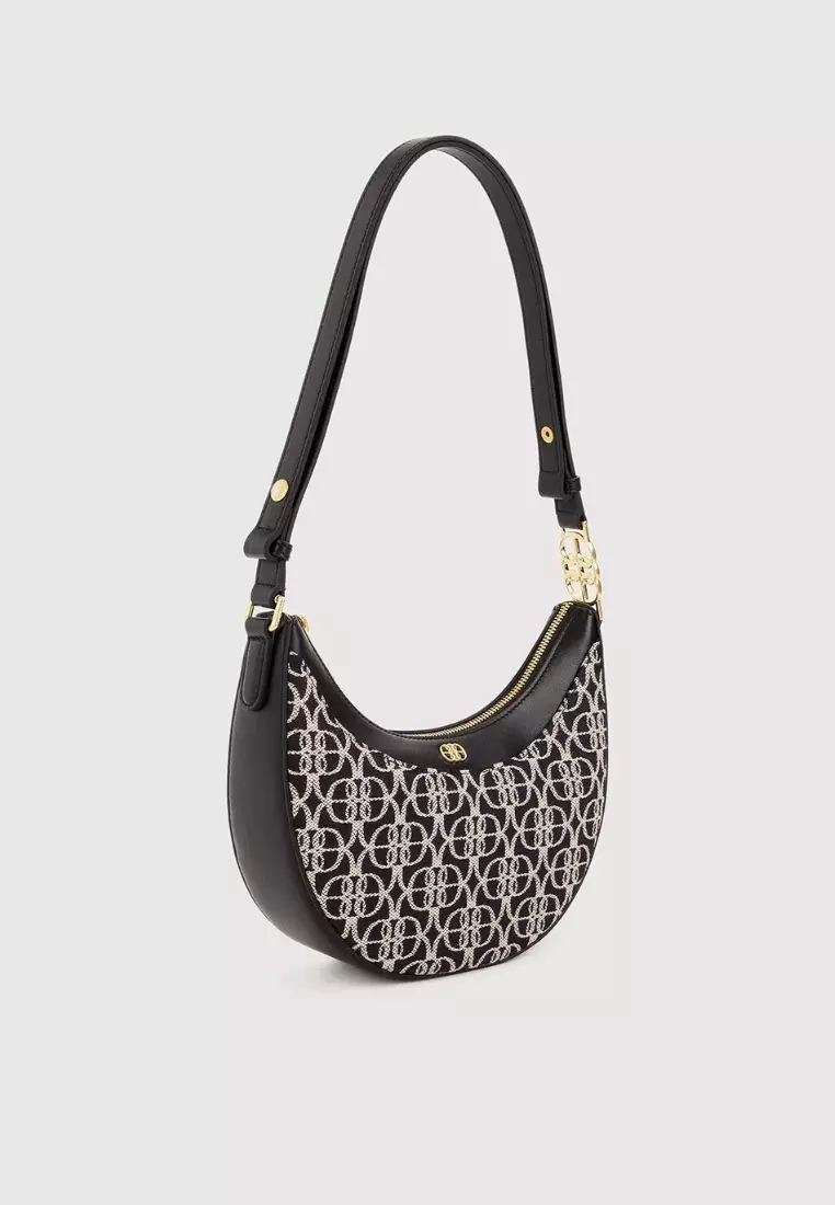 Nadia Monogram Shoulder Bag