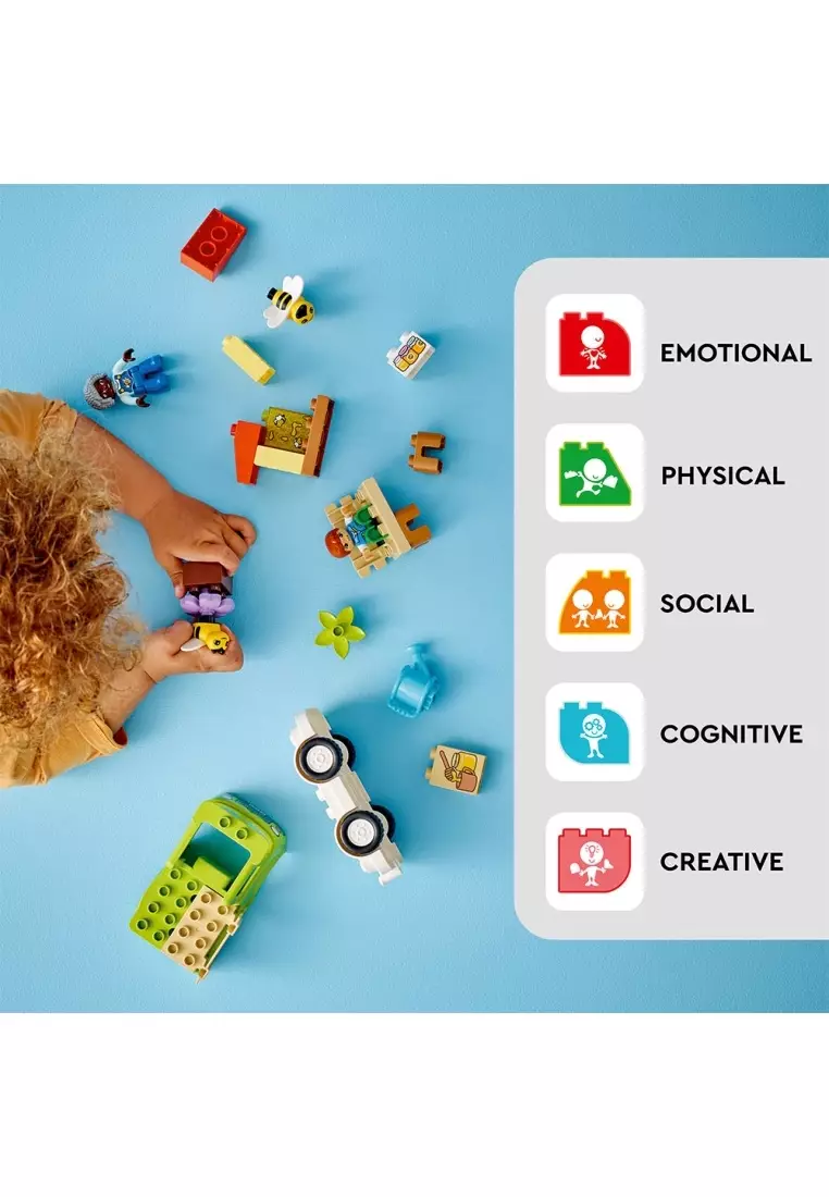 LEGO® DUPLO 10419 Caring for Bees & Beehives, Age 2+, Building Blocks, 2024 (22pcs)