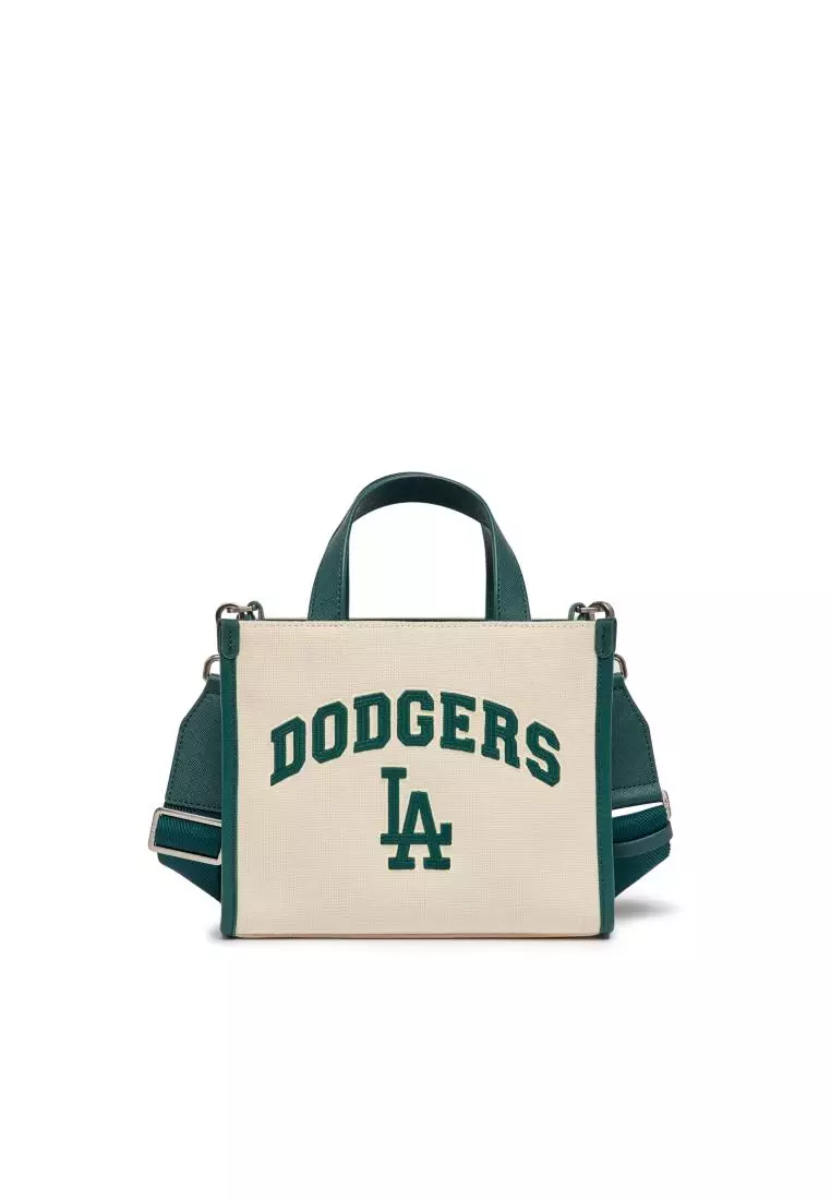 MLB BASIC LETTERING CANVAS S-TOTE BAG LOS ANGELES DODGERS