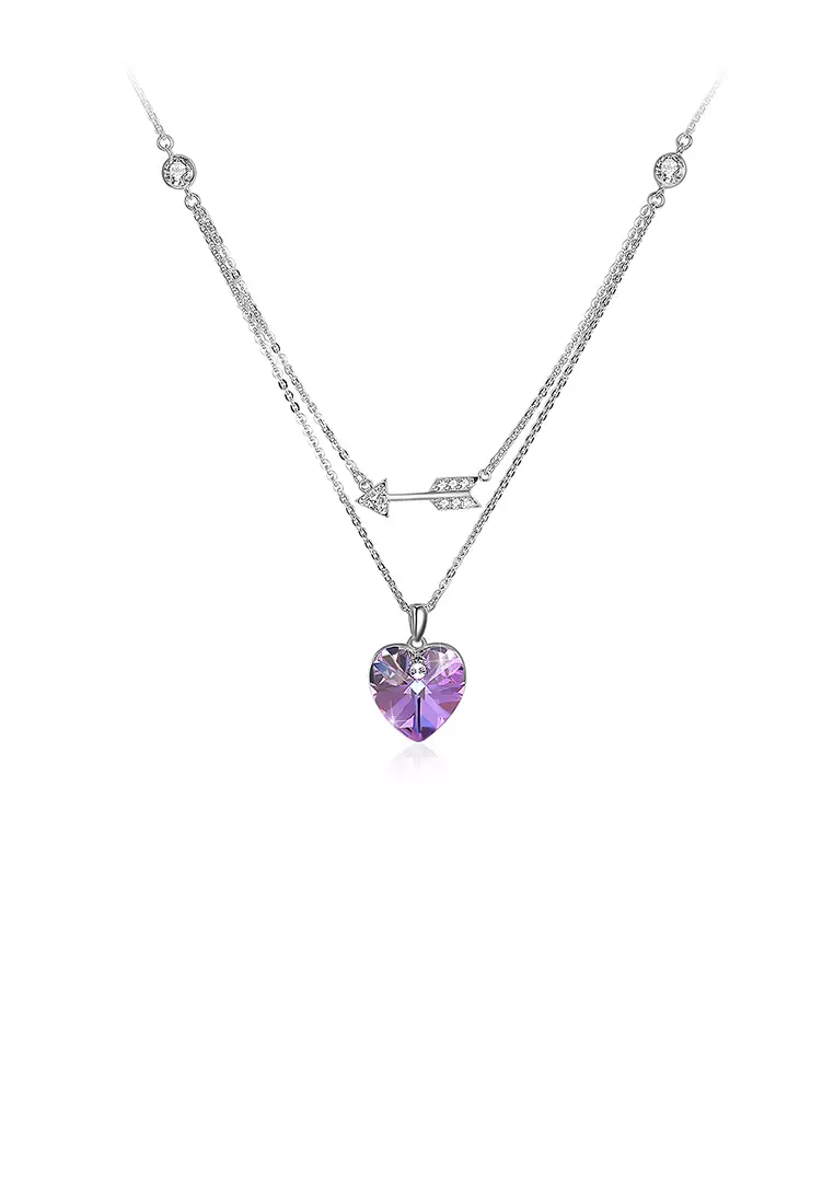 Purple fashion necklace outlet