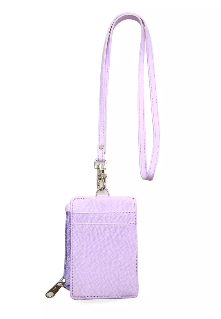 Siska Name Tag Seleting ID Card Desain Simple Premium Quality - Ungu Lilac