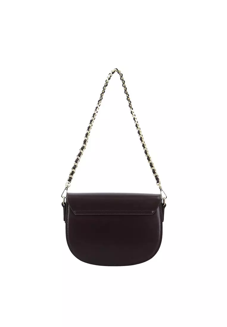 The Harper 2-Way Shoulder Bag - Dark Brown