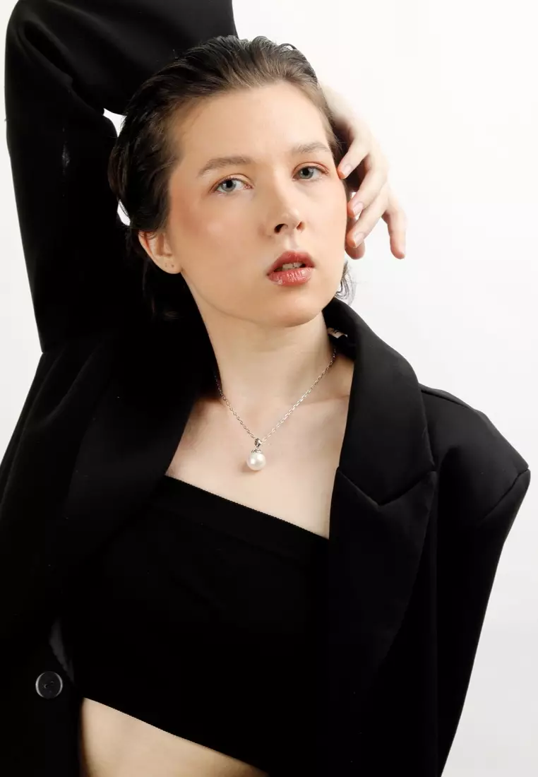 La Donna South Sea Pearl 18K White Gold Necklace