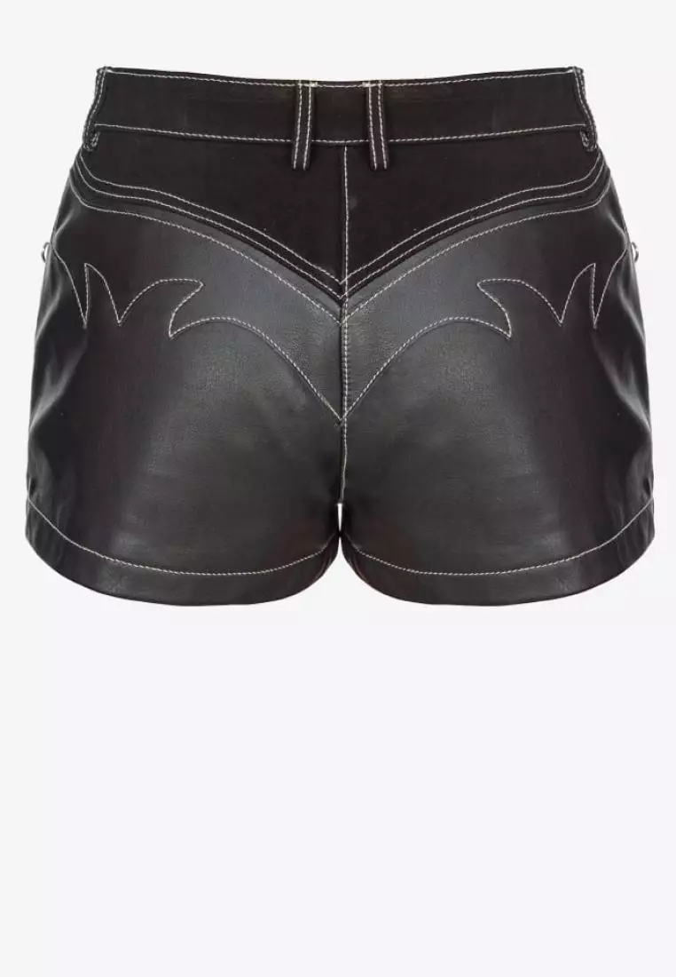 ショートパンツ PINKO Women Shorts  Burmudas 104893A2HDZ99 Black PINKO | Black Women's Shorts & Bermuda | YOOX