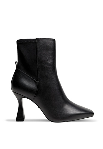 Violeta by MANGO black Kitten Heel Ankle Boots 023A8SH7E02374GS_1
