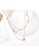 Air Jewellery gold Luxurious M Word Necklace In Rose Gold ED6F9ACC94D78DGS_4
