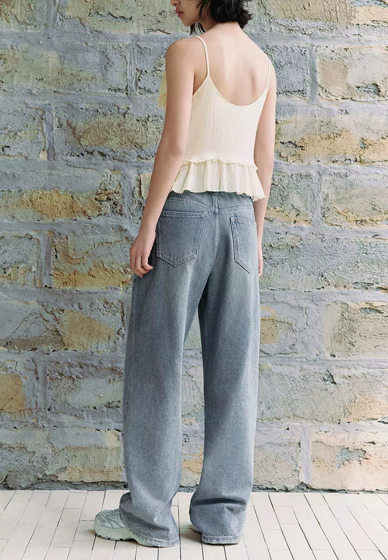 Wide-Leg Pants Jeans