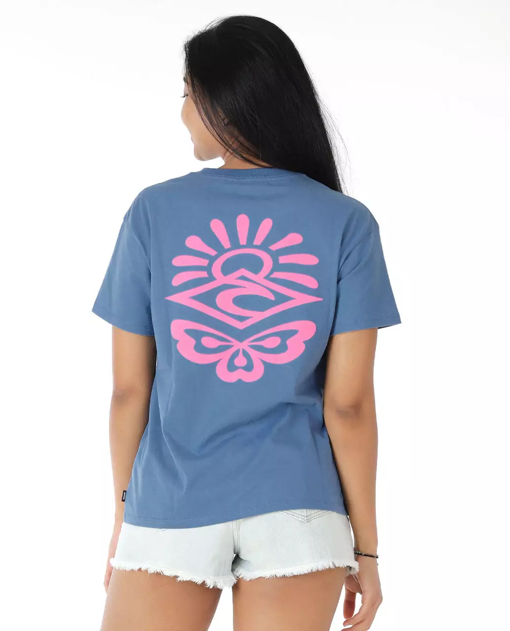 Rip Curl Women Icons Of Surf Relaxed Tee - Moonlight Blue