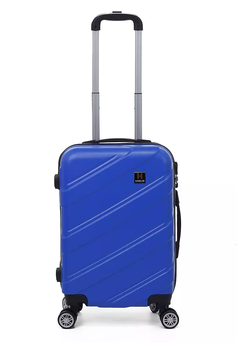 Carlton Koper Hardcase Unisex Size 20Inch Suitcase Combination Lock Large Compartment Material ABS+PVC Coated ORIGINAL - Blue