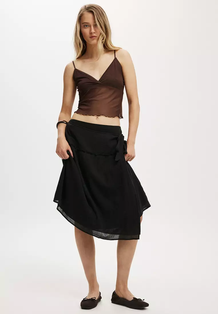 Gracie Wrap Midi Skirt